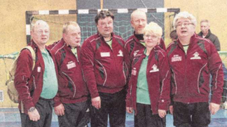 Die Torballmannschaft des FSV Forst Borgsdorf